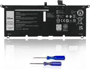 52Wh Dell XPS 9370 Battery DXGH8 for Dell XPS 13 9380 2019 Inspiron 13 7390 7391 5390 5391 Inspiron 14 7490 Latitude 3301 Vostro 5390 5391 Replacement Battery 0H754V G8VCF6C HK6N5 P113G001 P82G001