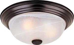 DESIGNERS FOUNTAIN 2-Light Flush Mount Ceiling Light, 11 Inch Lighting Fixture for Kitchen, Bedroom, Bathroom, and Hallway, White Alabaster Glass, Oil Rubbed Bronze, 1257S-ORB-AL DESIGNERS FOUNTAIN 2-Light Flush Mount Ceiling Light, 11 Inch Lighting Fixture for Kitchen, Bedroom, Bathroom, and Hallway, White Alabaster Glass, Oil Rubbed Bronze, 1257S-ORB-AL