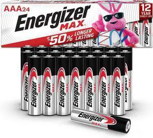 Energizer AAA Batteries, Max Triple A Max Battery Alkaline, 24 Count