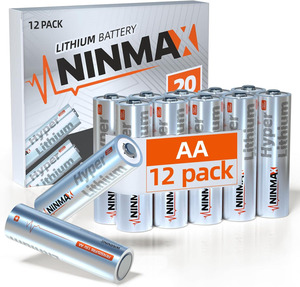 OmniCel ER14335 3.6V Lithium Battery – 1.65Ah, 2/3AA Size, Button Top, Single Cell