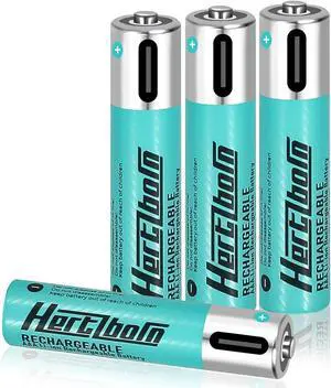 True 1.5V Lithium AAA Battery 925mWh - TÜV Certified for -30 & 1000 Cycles - for Medical Devices/Smart Locks 4 Pack