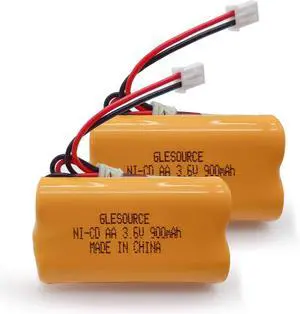 3.6V 900mAh Ni-CD AA Exit Sign Emergency Light Battery, Replacement Battery for Exitronix 10010037, Max Power B2-0031 MH468886, Unitech LEDR-1 6200RP, Dantona CUSTOM-318 OSA230, Lowes 253799 (2 Pack)