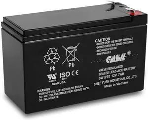 Casil 1 Pack 12V 7AH CA1270 First Alert ADT Alarm Battery