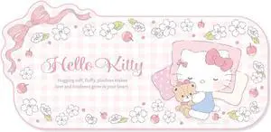 Kawaii Anime Mouse Pad - Cute Gaming Desk Mat With Bowknot Edge Non-Slip Waterproof for Keyboard Large Extended for Office Gaming - FlowerCat