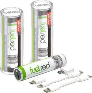 USB-C Portable Charger Kit - Pack of 2 - Includes All Cables & Adapters Compatible with All Tablets & Smart Phones, Rechargeable Backup Power Bank, Swap for Charged Rod at Kiosk USB-C Portable Charger Kit - Pack of 2 - Includes All Cables & Adapters Compatible with All Tablets & Smart Phones, Rechargeable Backup Power Bank, Swap for Charged Rod at Kiosk