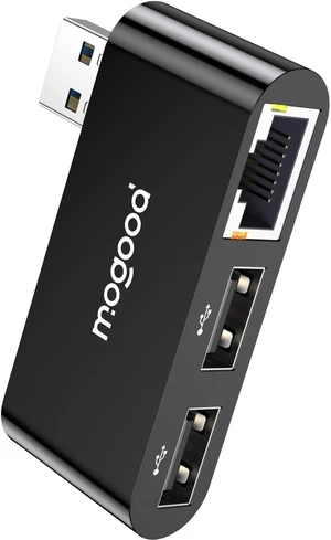 MOGOOD USB to Ethernet Adapter, Type A to Gigabit Ethernet LAN Network Adapter, RJ45 1000Mbps Hub with 2 USB Ports, for Laptops, PC, MacBook, Surface 6Pro, XPS, Windows, Linux, MacOS, Etc MOGOOD USB to Ethernet Adapter, Type A to Gigabit Ethernet LAN Network Adapter, RJ45 1000Mbps Hub with 2 USB Ports, for Laptops, PC, MacBook, Surface 6Pro, XPS, Windows, Linux, MacOS, Etc