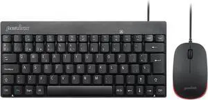 Perixx PERIDUO-212 ES Teclado y ratón pequeños con Cable, 12 Teclas Multimedia, Negro, Configuración Española Perixx PERIDUO-212 ES Teclado y ratón pequeños con Cable, 12 Teclas Multimedia, Negro, Configuración Española