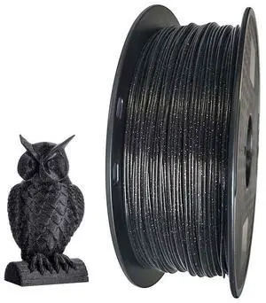 Marble PLA Filament 1.75mm 3D Printer Filament 1KG 2.2LBS Glittery Sparkle Shining PLA Material Glitter Black Sky Speckle Sparkly Galaxy Color Marble PLA Filament 1.75mm 3D Printer Filament 1KG 2.2LBS Glittery Sparkle Shining PLA Material Glitter Black Sky Speckle Sparkly Galaxy Color