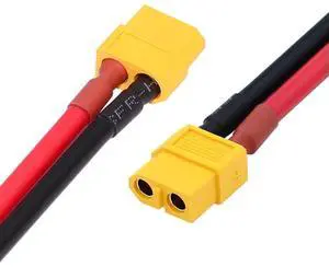 FOR XT60 Male to Female 12AWG Extension Cable Connector for RC Portable Power Station Solar Panel FOR XT60 Male to Female 12AWG Extension Cable Connector for RC Portable Power Station Solar Panel