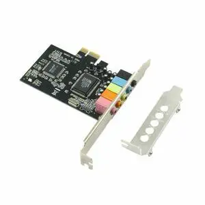 BUCIER Sound Card 5.1 Internal Sound Card for PC Windows 10 8 7 w/ Low P