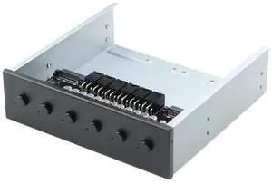 6 Way Hard Disk Selector Controller Hard Drive Power Switch Module For Desktop Computer Support 2.5/3.5 Inch SATA HDD/SSD 6 Way Hard Disk Selector Controller Hard Drive Power Switch Module For Desktop Computer Support 2.5/3.5 Inch SATA HDD/SSD