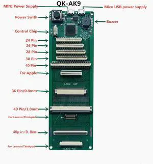 FOR QK-AK9 QK-AK7 QK-AK5 Laptop Keyboard er ing Device Machine Tool USB Interface With Cable Good Condition FOR QK-AK9 QK-AK7 QK-AK5 Laptop Keyboard er ing Device Machine Tool USB Interface With Cable Good Condition
