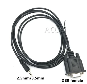 FOR 9 Pin RS232 DB9 Female TO 3.5MM 2.5mm 3P Male Serial Cord 180CM Cable Adapter FOR 9 Pin RS232 DB9 Female TO 3.5MM 2.5mm 3P Male Serial Cord 180CM Cable Adapter