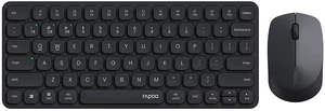 Rapoo 9010M Multi-Device Keyboard and Mouse Combo, 2.4GHz/Bluetooth 5.0/4.0 Wireless Keyboard & Mouse Set for Windows/Mac/Linux/Chrome, Support 4 Devices, Low-Profile Silent Click, Battery Powe Rapoo 9010M Multi-Device Keyboard and Mouse Combo, 2.4GHz/Bluetooth 5.0/4.0 Wireless Keyboard & Mouse Set for Windows/Mac/Linux/Chrome, Support 4 Devices, Low-Profile Silent Click, Battery Powe
