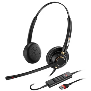 Arama USB Headset with Microphone for PC, Computer Laptop Headphones with Noise Cancelling Mic & Audio Controls for Home Office Business Skype UC Webinar Zoom Arama USB Headset with Microphone for PC, Computer Laptop Headphones with Noise Cancelling Mic & Audio Controls for Home Office Business Skype UC Webinar Zoom