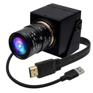 ELP 4K 60fps USB3.0 Webcam - HDMI Output for TV/Monitor - Manual Zoom - High Speed PC Camera for Video Conference - H.264 Variable Focus ELP 4K 60fps USB3.0 Webcam - HDMI Output for TV/Monitor - Manual Zoom - High Speed PC Camera for Video Conference - H.264 Variable Focus