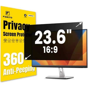 F FORITO 23.6 Inch 16:9 360Privacy Screen Protector for Computer Monitor, Removable Eye Protection Anti Blue Light Anti Glare Computer Screen Privacy Shield for 23.6" Widescreen Monitors F FORITO 23.6 Inch 16:9 360Privacy Screen Protector for Computer Monitor, Removable Eye Protection Anti Blue Light Anti Glare Computer Screen Privacy Shield for 23.6" Widescreen Monitors