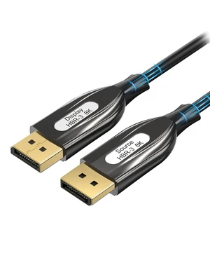 Fiber Optic Displayport Cable 1.4, Long Display Port 1.4 Cable 8K 60Hz, 4K 144Hz, 2K 240Hz 165Hz 144Hz, Braided DP 32.4Gbps DSC 1.2 HBR3 HDR HDCP FreeSync G-Sync, Gaming Monitor PC Graphics 50FT Fiber Optic Displayport Cable 1.4, Long Display Port 1.4 Cable 8K 60Hz, 4K 144Hz, 2K 240Hz 165Hz 144Hz, Braided DP 32.4Gbps DSC 1.2 HBR3 HDR HDCP FreeSync G-Sync, Gaming Monitor PC Graphics 50FT