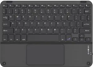 BoxWave Keyboard Compatible with Galaxy Tab 2 7.0 - SlimKeys Bluetooth Keyboard with Trackpad, Portable Slim TouchPad - Jet Black
