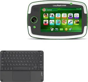 BoxWave Keyboard Compatible with Leapfrog LeapPad Platinum - SlimKeys Bluetooth Keyboard with Trackpad, Portable Slim TouchPad - Jet Black