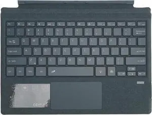 RGB Backlit BT Tablet Keyboard, Magnetic Connection, Gesture Control Touchpad, for Pro 7+, Pro 6, Pro 5, Pro 4, Pro 3 (Blue)
