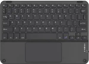 BoxWave Keyboard Compatible with Kindle Fire HD 7 (3rd Gen 2013) - SlimKeys Bluetooth Keyboard with Trackpad, Portable Slim TouchPad - Jet Black