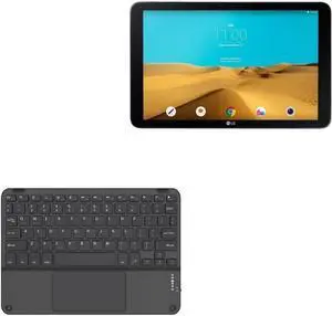 BoxWave Keyboard Compatible with LG G Pad II 10.1 - SlimKeys Bluetooth Keyboard with Trackpad, Portable Slim TouchPad - Jet Black