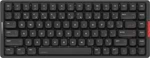 IQUNIX MQ80 Low Profile Mechanical Keyboard for Work and Gaming Tri Mode Wireless Wired CNC Aluminum Hot Swappable RGB Backlit Long Battery Life VIA Support (Black)