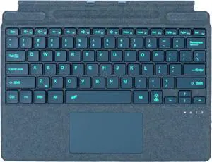 Type Cover for Microsoft Surface Pro 13 inch, Compatible with Surface Pro 13"(11th Edition) / Pro 11 / Pro 10 / Pro 9 / Pro 8 / Pro X, Portable Slim Bluetooch Keyboard with Touchpad, Pen Holder