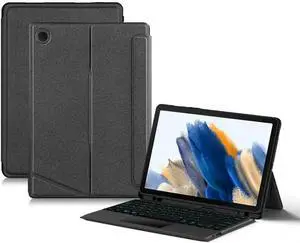 Backlit keyboard Case for Galaxy Tab A8 10.5" Keyboard with Touchpad Backlight Portrait Mode Magnetic Detachable Touch Keyboard Case