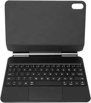 Three-in-One Design Tablet Smart Control Keyboard, Strong Magnetic Absorption, BT5.2 Long Endurance with 3-Level Adjustable Back, 135° Adjustable Angle, Suitable for 10th 2022