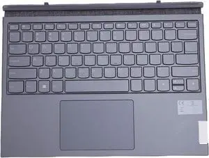 GOWENIC Keyboard with Touchpad for Yoga Duet 2020 2021 Tablets, US QWERTY Layout, Full Size Keys, Portable BT Touchpad Keyboard