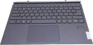 Diyeeni Fit for Yoga Duet 2020 2021 Tablet Keyboard, Laptop Detachable Keyboard, High Sensitivity Touchpad, US QWERTY Layout with Full Sized Keys, 300mAh Battery