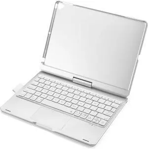 Keyboard, Touchpad & 7-Color Backlit for 12.9 with 7 Modes, 360° Rotation, 180° Horizontal Placement (Type A-for 10.2 & 10.5 inch)