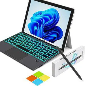 Surface Stylus Pen and Surface Pro Keyboard Combo,Surface Pen Compatible with Surface Pro/Go/Book/Studio/Laptop, Surface Pro Keyboard Type Cover Compatible with 7+/7/6/5/4/3