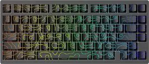 IROK MG75PRO 81 Keys Wired Magnetic Switch Mechanical Keyboard, Hall Effect, 8KHZ/ARGB/CNC Aluminum, Gasket Structure Gaming Keyboard(Black)