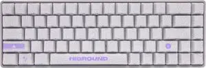 Higround Basecamp 65HE RETROSUPER Keyboard, 65% Mechanical USB Wired PC Gaming Keyboard with Gateron KS-37 Magnetic Switches, Programable RGB, Hot-Swappable, Deep Thock Creamy Sounding, Pre-lubed