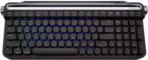 ACTTO B705 Retro Mechanical Keyboard, Bluetooth, Vintage Style with LED Backlight, 100 Keys, Gaming Keyboard for Windows/macos/iOS/Android, Blue Switch (Black) ACTTO B705 Retro Mechanical Keyboard, Bluetooth, Vintage Style with LED Backlight, 100 Keys, Gaming Keyboard for Windows/macos/iOS/Android, Blue Switch (Black)