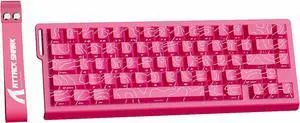 ATTACK SHARK X68 HE 8000Hz Rapid Trigger Keyboard, 0.01mm RT Accuracy Wired Gaming Keyboard with Magnetic Switch, Adjustable Actuation, Rapid Trigger, Snap Tap, RGB Lighting for PC/Mac, Ruby