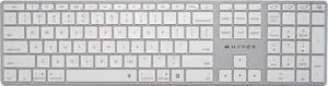 Hyperspace Full-Size Bluetooth 5.0 Wireless Keyboard with Number Pad  Aluminum Backlit Keyboard w/Multi-Device Connectivity, Fast USB-C Rechargeable  Compatible w/macOS, Windows, & ChromeOS
