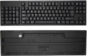 Ergonomic Left Handed Keyboard for Business Engineers, 109 Keys USB Wired Computer Keyboard with 2 HUB for Left Handed People for, 7, 8, 10