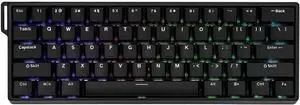 x Aula WIN60 HE-60%Mechanical Gaming Keyboard Wired,Magnetic Switch Hot Swappable,8000Hz Polling Rate,Adjustable Actuation Rapid Trigger Mode,RGB Small Keyboard 60 Percent Compact for PC
