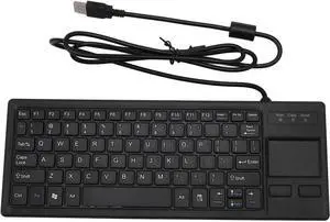 Mechanical Gaming Keyboard with Integrated Touchpad for Laptop, Desktop, PC Gamers, Dust and Water Resistants, New Upgraded USB Wired Mechanical Computer Keyboard