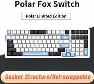 V98 PRO Polar Fox Mechanical Keyboard with RGB Lighting, Build, 1-Year Warranty, Free Doorstep Delivery