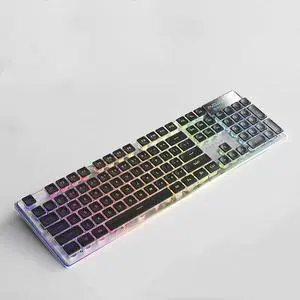 V3 PRO Wireless Keyboard with Display ScreenBT5.0/2.4G/USB-C,RGB Full-Size Keyboard for Windows Laptop,PC (Black)