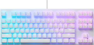 Topre GX1 White TKL RGB Mechanical Keyboard (Topre Silent 30g)