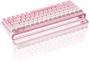 MCHOSE ACE68 Air Magnetic Switch Gaming Keyboard, Hall Effect Magnetic Switch, 65% Rapid Trigger Mode Adjustable Actuation, 8K Hz Polling Rate, RGB Backlit Wired Keyboard for Laptop for PC/Mac, Pink