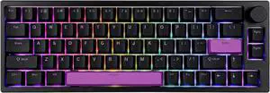 X BOYI 66Pro Magnetic Switch Rapid Trigger RGB Gaming Keyboard,60% Hall Effect Adjustable Actuation Gasket-Mounted Hot Swap Wired Mechanical Keyboard with Knob for PC/Mac Gamer (Black)