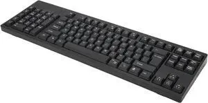 Dpofirs Left Handed Keyboard, 109 Keys Micro USB Ergonomic Layout Keyboard, Plug and Play Office Keyboard for Business Accounting Designer