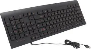 Bilingual Chinese English Wired Computer Keyboard, Chinese USB PC Keyboard Comfortable Hand Feel Silent Typing, 108-keys Full-Sized Keyboard for Home, Office, Plug and Play